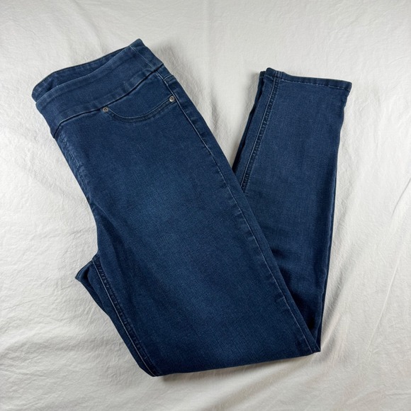 Chico's Denim - Chico's Perfect Stretch Women's Size 1.5R M/10 Dark Wash Soft Pull On Jeggings